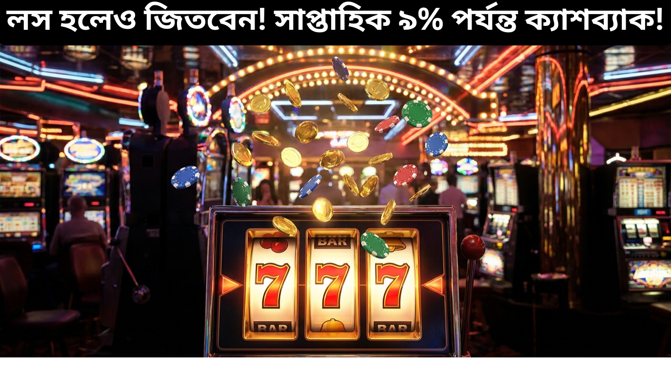 🎉 BAJIKAR সাপ্তাহিক ক্যাশব্যাক অফার – লসকে পরিণত করুন জয়ে! 🎉